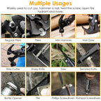 12-in-1 Stainless Steel Portable Hammer Multitool