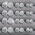 12-Pairs: Fashion Stainless Steel Stud Earrings