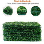 12-Piece: Artificial Boxwood Plant Grass