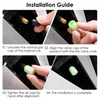 12-Piece: Luminous Car Tire Valve Stem Covers