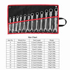 12-Piece Set: 8-19mm Metric Combination Wrench