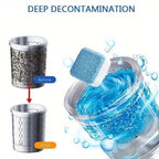 12-Pieces: Effervescent Washing Machine Cleaner Tablets