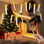 12-Pieces: Flameless LED Magic Floating Candles
