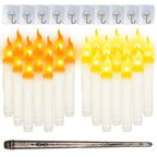 12-Pieces: Flameless LED Magic Floating Candles