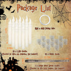 12-Pieces: Flameless LED Magic Floating Candles