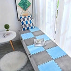 12-Pieces: Patchwork Carpet Full Floor Mat