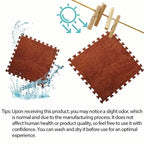 12-Pieces: Patchwork Carpet Full Floor Mat