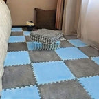 12-Pieces: Patchwork Carpet Full Floor Mat
