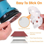 120-Pack: 5-Inch 8 Hole Round Sandpapers
