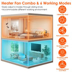 1200W Portable Electric Fan Heater