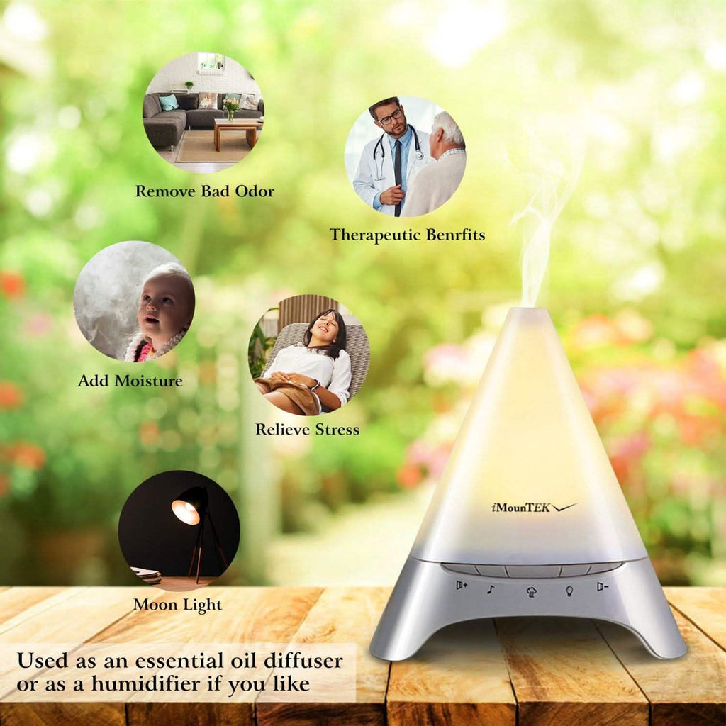 120ml Cool Mist Humidifier Ultrasonic Aroma Essential Oil Diffuser