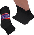 Cotton Non-Binding Diabetic & Circulatory Quarter Socks (12-Pairs)