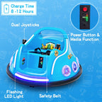 12V Electric Ride On Car with Remote Control and Flashing LED Lights
