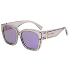 Women’s Polarized Square Sunglasses – Lightweight UV400 Shades for Driving, Beach & Travel