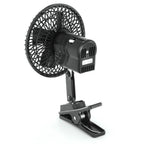 12V Car Fan Oscillating Clip on Cooling Fan with 2 Speeds 120° Rotation