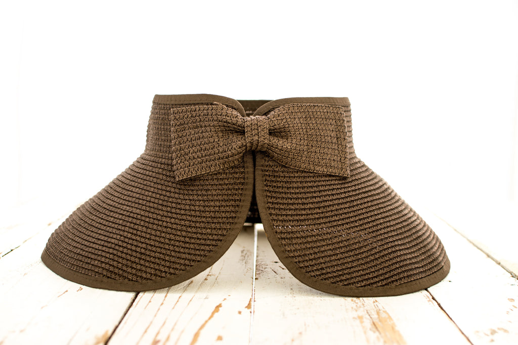Foldable Wide Brim Bow Visor