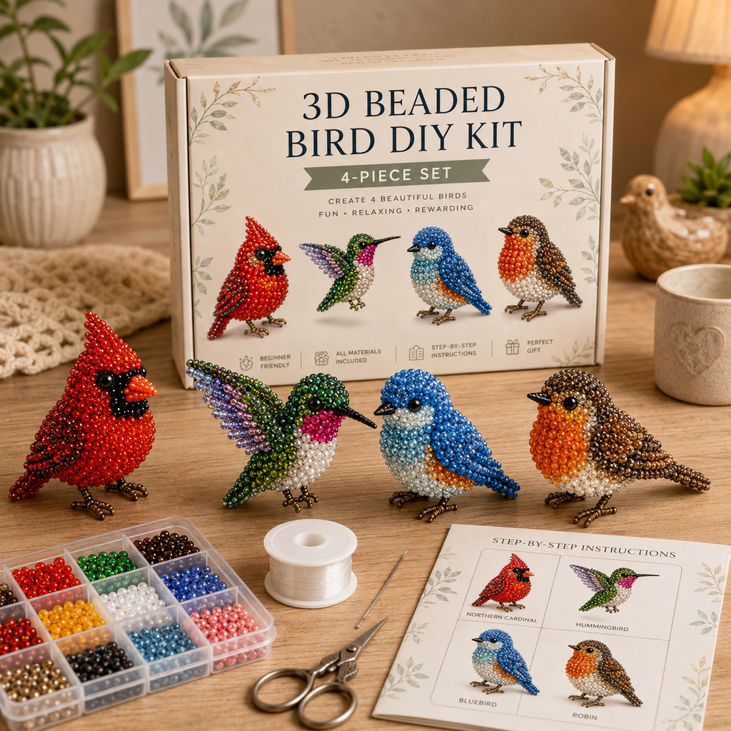 Tiny 3D Beaded Animal DIY Kit