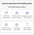 Ring Selfie Flip Light iPhone Case - 3 Colors