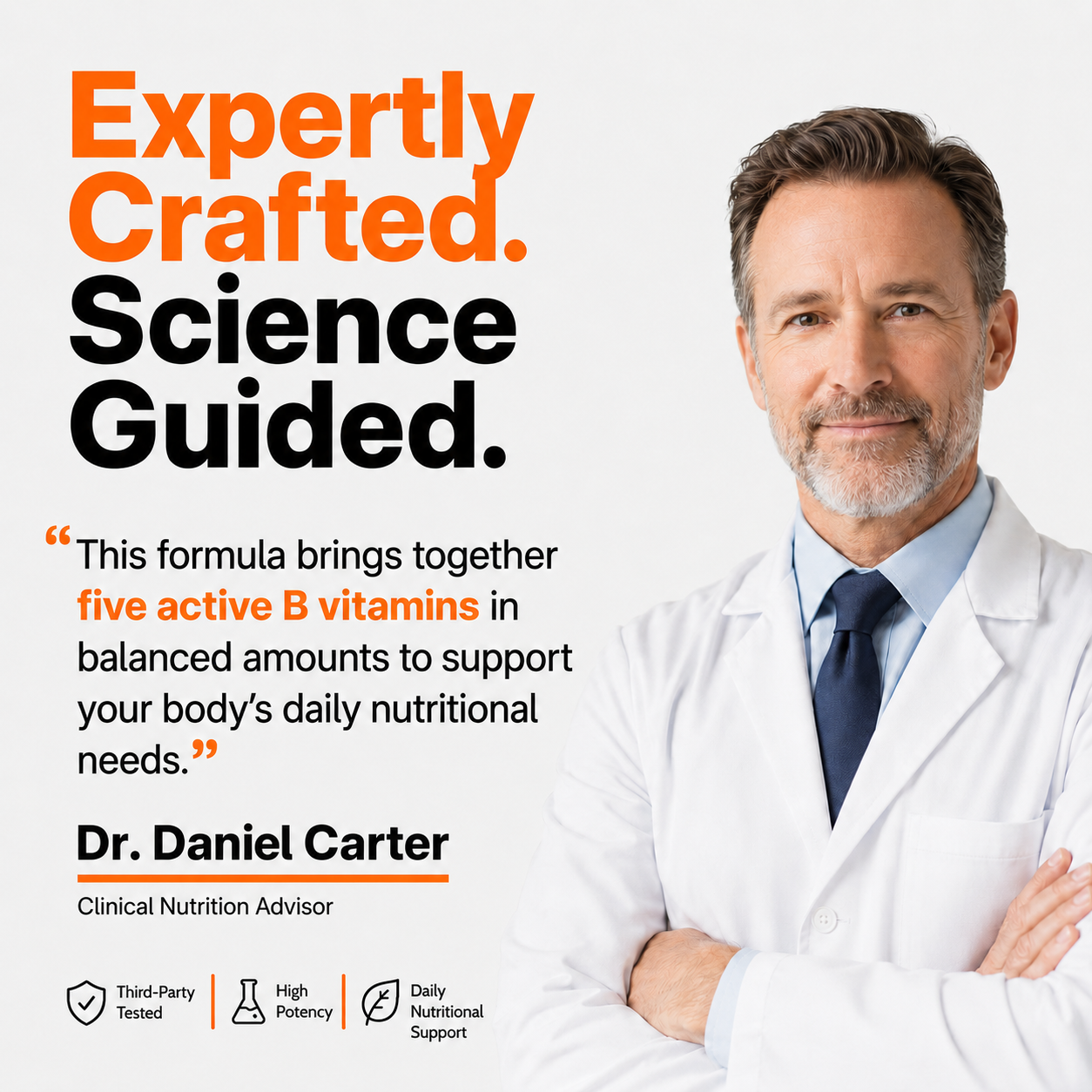 5-in-1 Vitamin B Complex Supplement – Daily Energy & Wellness Support