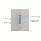 Modern LED Swirl Table Lamp | Minimalist Dimmable Bedside & Desk Light