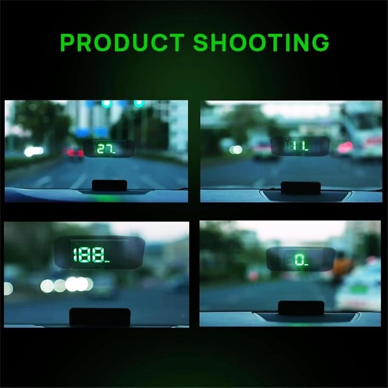 Head-Up Display Car GPS Digital Speedometer – HUD for Cars, Trucks & Motorcycles