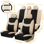 14-Pieces: Universal Auto Seat Cover Set