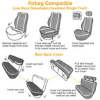 14-Pieces: Universal Auto Seat Cover Set