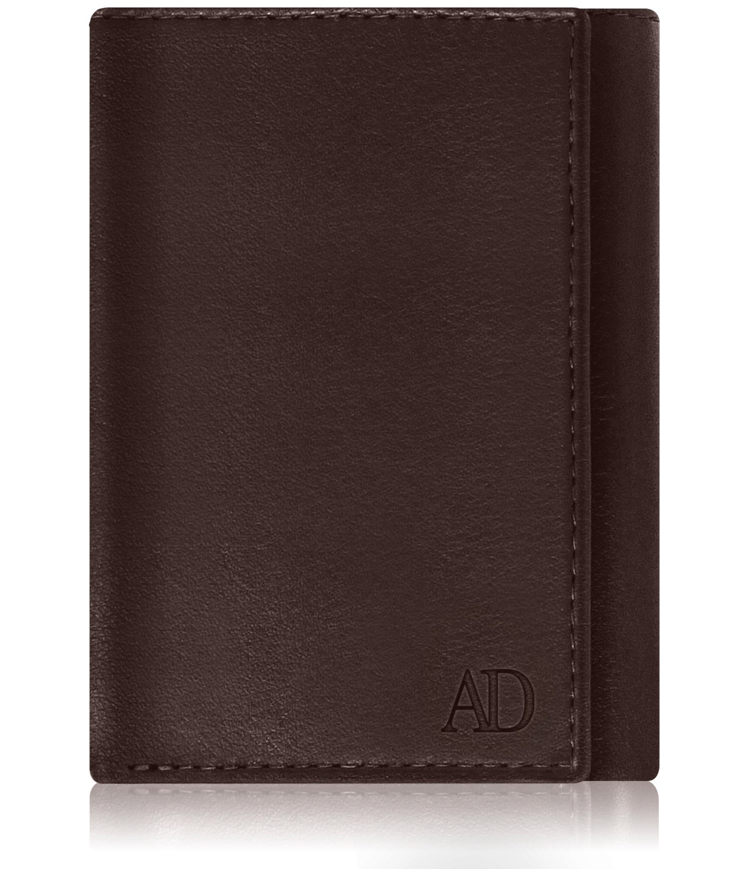 Genuine Leather Trifold Wallet – ID Window, RFID Blocking