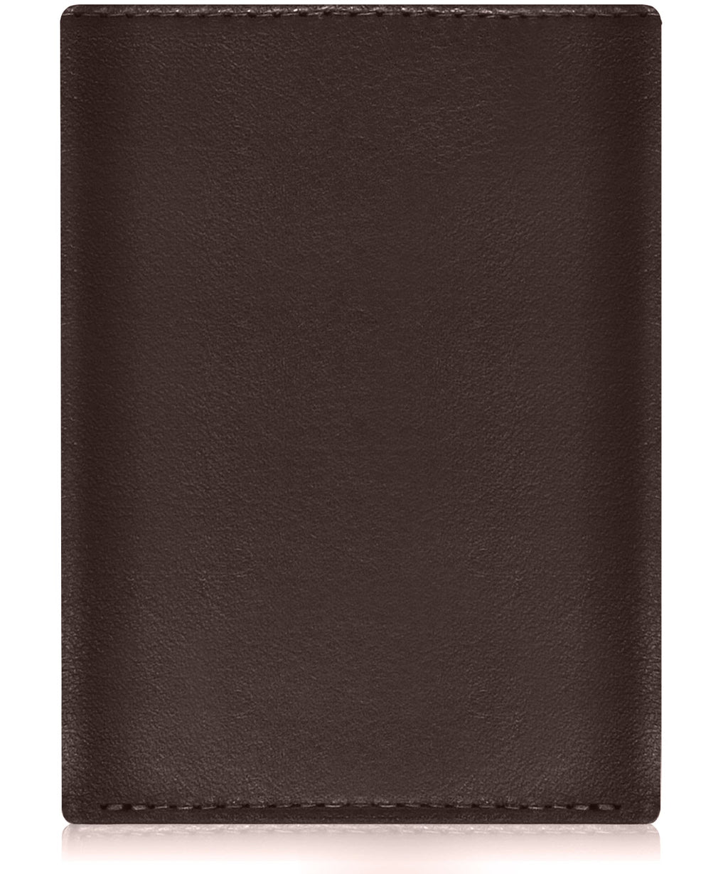 Genuine Leather Trifold Wallet – ID Window, RFID Blocking