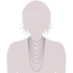 14K Solid Gold Herringbone Necklace