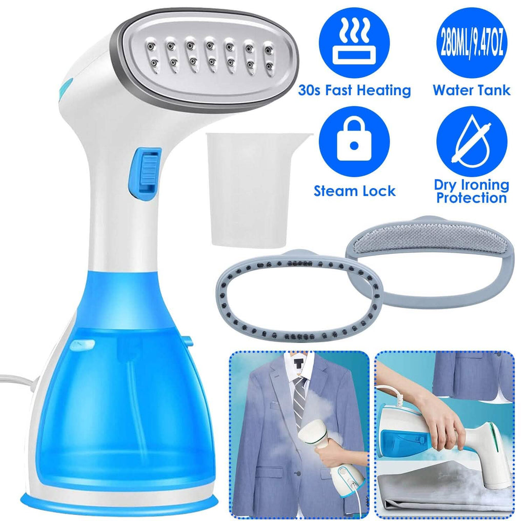1500W Portable Handheld Clothes Steamer with 2 Brush