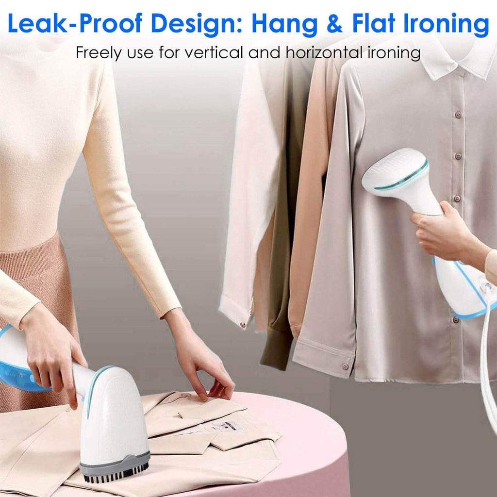 1500W Portable Handheld Clothes Steamer with 2 Brush