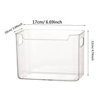 Crystal Clear Freezer Storage Bins