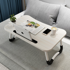 Notebook folding computer table