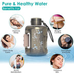 1.5L Large Capacity Portable Rechargeable Hydrogen Water Bottle 6 Min. Quick Electrolysis