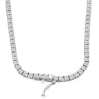 16" 20Ct Diamond Tennis Necklace 14k White Gold Lab Grown