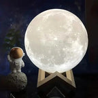 16 Colors Lunar Table Lamp with Remote Control, Creative Small Night Lamp