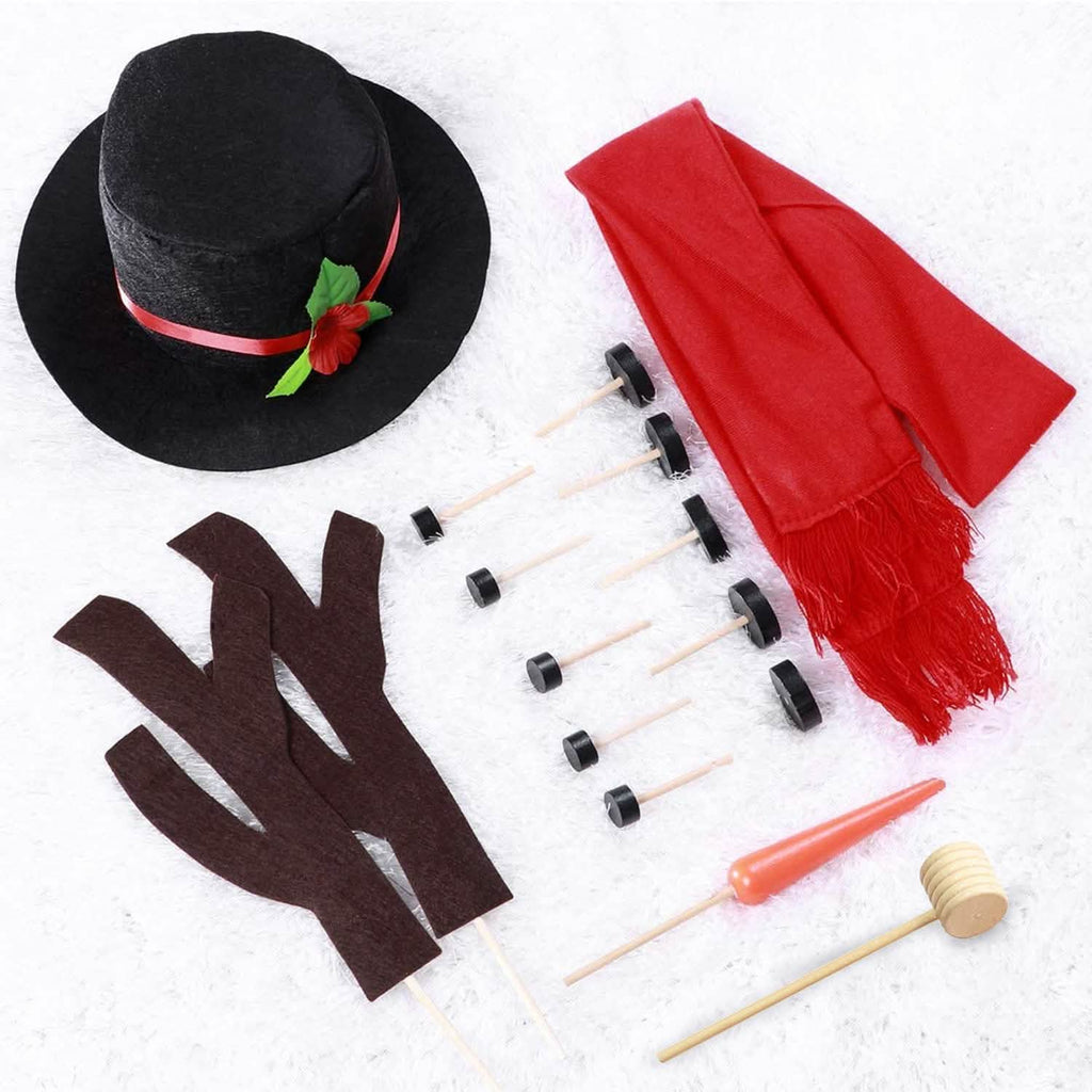 16-Piece: Snowman Decorating Dressing Kit