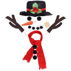 16-Piece: Snowman Decorating Dressing Kit