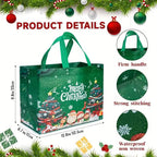 16-Pieces: Large Reusable Non-Woven Shopping Bags