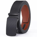 Men's Leather Belt with Automatic Buckle