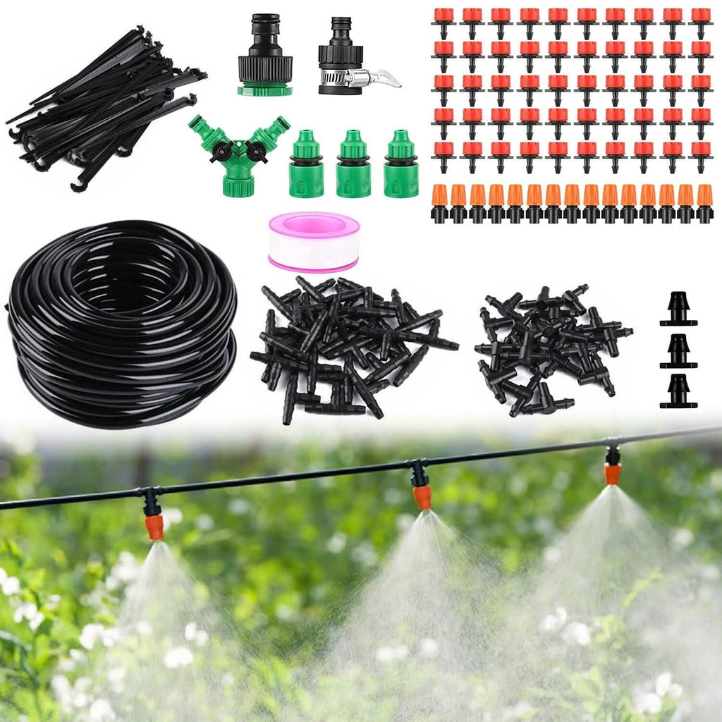 164FT Drip Irrigation Kit Automatic Garden Irrigation System