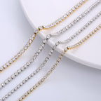 "Crystal' Tennis Necklace