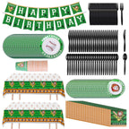171-Pieces: Baseball Birthday Party Disposable Dinnerware Set
