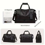 Durable Large Weekender Bag with Shoe Compartment