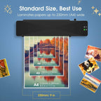 Crenova A4 Laminator – Hot & Cold Modes, Compact Design
