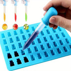 10-Pack Colorful Silicone Eye Droppers – Crafts, Gummy Making, Candy Molds
