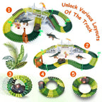 175-Piece: Dinosaur Race Track Set