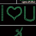 175-Pieces: Reusable Glow-in-the-Dark Star Wall Stickers with Shimmery Finish