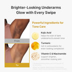Vanilla & Pistachio Deodorant – 24H Odor Protection, Aluminum-Free, Brightens & Smooths Underarms with Kojic Acid & Turmeric